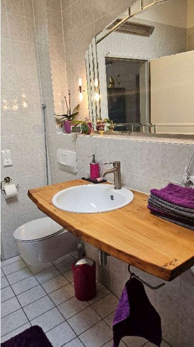 Badezimmer Dachgeschosswohnung Neubiberg